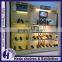 wooden retail shoe display rack