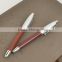 High quality leather pattern imprinted metal ball pen