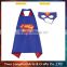 2016 Best selling kids cape dresses cosplay super hero cape and mask