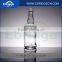 embossed 500ml glass wine bottle, liquor glass bottle, vodka/tequila bottle