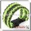 450 Wide Paracord With Whistle Buckle Survival Bracelet