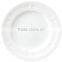 Super white emboss ceramic serving plate platter wedding plate