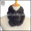 2016 Hot selling fashion real rex fur scarf