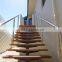 mono stringer steel staircase manufactured with stainless steel rod balustrade                        
                                                Quality Choice