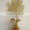 artificial glitter maple branch spray for christmas home decoration
