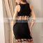 Temptlife Brand TL2212 The new black cardigan show waist women's sexy lingerie bodystocking wholesale