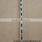 High quality metal column Single slot channel / Single hole slot shelf bracket