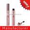 HS Manufacturer Shiny Pink Aluminium Cosmetic Mascara Case With Brush