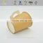 custom biodegradable hot soup paper cup with handle
