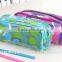 Transparent PVC Large Compartment Zipper Pencil Holding Bag