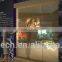 Rich tech self holograghic decorative film with projector for display projection film