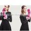 Rex Rabbit Fur Wrist Trim Genuine Sheep Leather Gloves Dimond Lattice Design