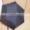 Aluminium Cheap Advertising 3 Folding Black Promotion Umbrella