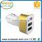 Mobile phone car charger with 3 ports 5.2A smart output,Aluminium frame