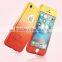 2016 New products with Tempered Glass Screen colorful 360 Full Cover Protect phone Case for iPhone 5 SE