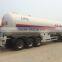 New design customized best sell super quality BPW 3 axle 58.5m3 lpg tanker trailer truck