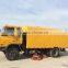 New design yellow color cheap price customized dongfeng153 6m3 6cbm sweeper truck for sale