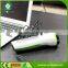 Rechargeable super bright 3 led ABS material cheap plastic flashlight