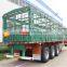 3 axles cheap poultry transport semi trailer / cargo truck trailer