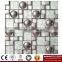 IMARK Electroplated Color Glass Mix Ceramic Mosaic Tiles (IXGC8-065) for back splash mosaic wall art