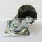 Light duty pp/rubber caster,Light duty SR caster,Light duty black PP furniture caster Wheels