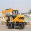 XINIU SMALL MINI WHEEL EXCAVATOR X120-L