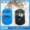 Pure Black Nickle Plated Blank Couple Dog Tags