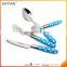 24pcs cutlery set, cutlery plastic handle, cutlery set steel