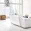 Modern white beauty MFC front office reception desk