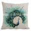 Luxury Peacock Feather Cushion Covers 45X45cm High Level Pillows Covers Unique Throw Pillows Cases Sofa Bedroom Gift