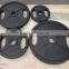 Dumbbell&Olympic Black Rubber plates