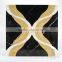 Nero Margiua water-jet aminated Marble Floor Tile Luxury Designs Pattern Marble Medallion