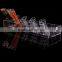 top class modern design slanted type acrylic display rack for cosmetic