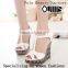 Factory Price Comfortable Sandals Wedges Heel Peep Toe Sandals High-heeled Wedges Platform Shoes Sandals PC3744