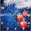 Festival Gift MDF Oil Painting Popular Cheap Wall Clock