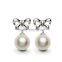 2014 Cheap Earrings Wholesale , Mix Color Fake Pearl Earrings