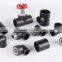 New design customerized threaded PE black plastic pipe fitting