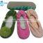 Lady Oxford Outsole Customized Terry Dance Ballet Shoes And Indoor Slippers