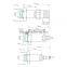 TP-CFM12 flat diaphragm flat diaphragm liquid pressure sensor for viscous liquid