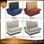 catering fast food restaurant booth seating with double seat