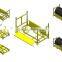 Guangzhou Custom Color Warehouse Heavy Duty Tires Rack Storage System