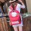 2015 Hot Sale Cute Cartoon Canvas Fashion School Bag Backpack Travel Bag