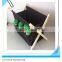 Foldable decorative l wooden magazine holder rack wholesale