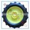 8X1.75 Semi-pneumatic Rubber Wheel for Muddy Road Condition