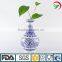 China suppliers custom wholesale blue white porcelain vase, ceramic flower vase