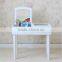 Mini Dresser European Korean Style Small Cosmetics Bed Side Dresser White Wood Makeup Table With Mirror 60*30*60cm T15-523B