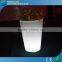 Garden Use Remote Control RGB Colorful LED Plastic Flower pot with Drainage Water Design
