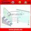 JINXIN square mirror surface glass balustrades spigots stainless steel indoor railing