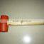 rubber mallet with fiber handle