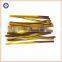 2017 hot sell Gold Color Bread Bag Twist Tie Wire
